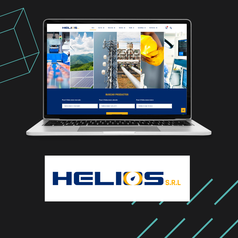 Rediseño de la página web de la importadora Helios